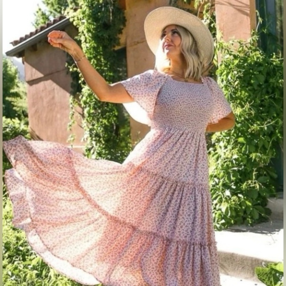 Ivy City Co Sweet Posie Dress small EUC